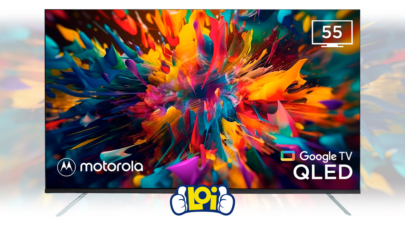 Smart Tv Motorola K Uhd Panel Qled Sistema Google Tv Sonido Dolby