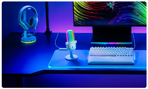 Micrófono Razer Seiren V3 Chroma con sensibilidad -34dB