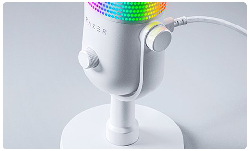 Micrófono Razer Seiren V3 Chroma con sensibilidad -34dB