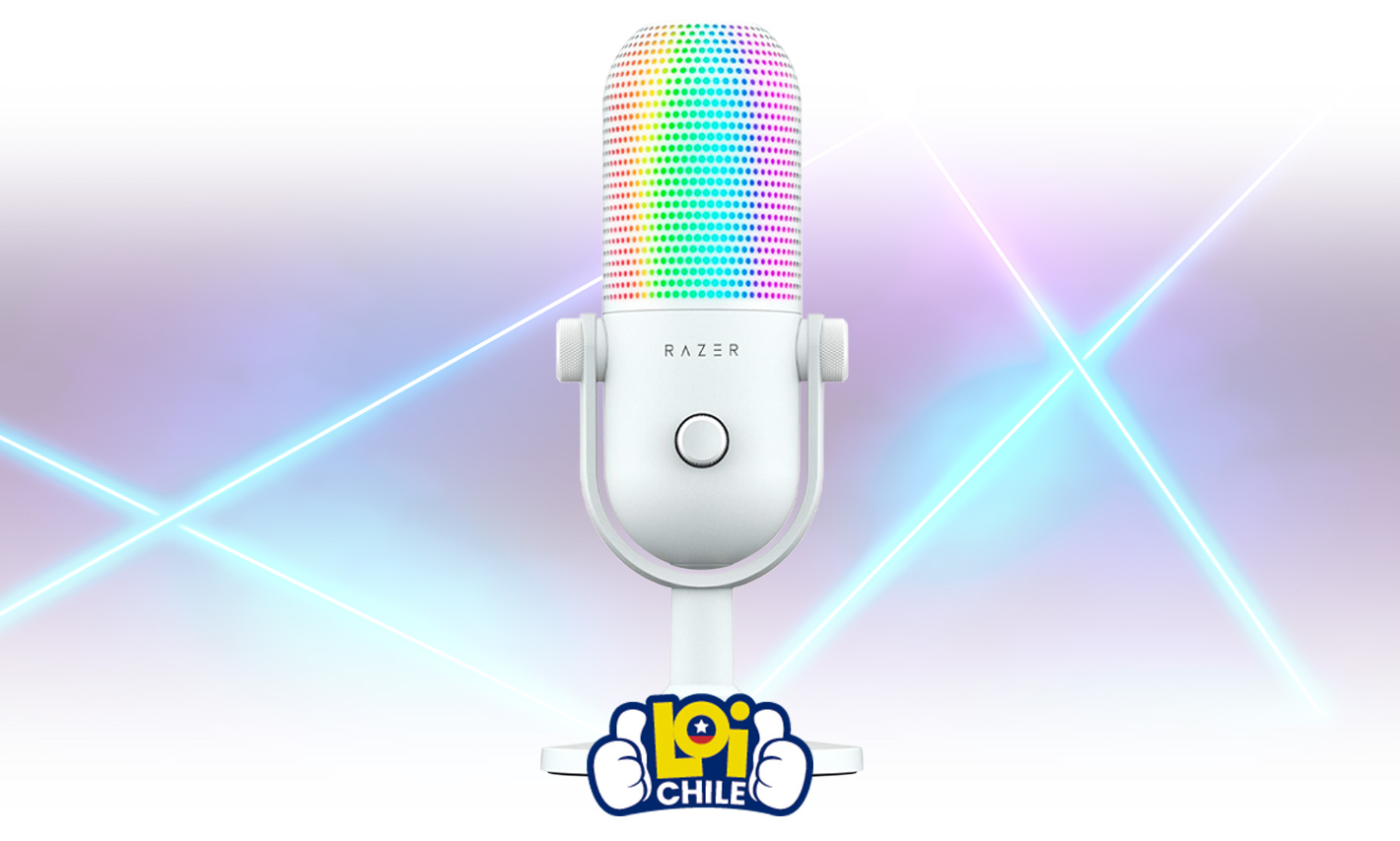 Micrófono Razer Seiren V3 Chroma con sensibilidad -34dB