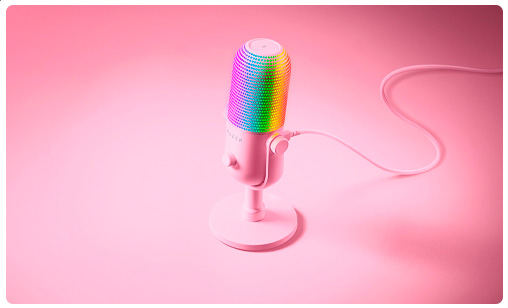 Micrófono Razer Seiren V3 Chroma con sensibilidad -34dB