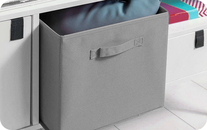 Caja Organizadora DecoTeam Ideal Bajo Cama, con Cierre Visor y Asa  107x45x15cm, oferta LOi.