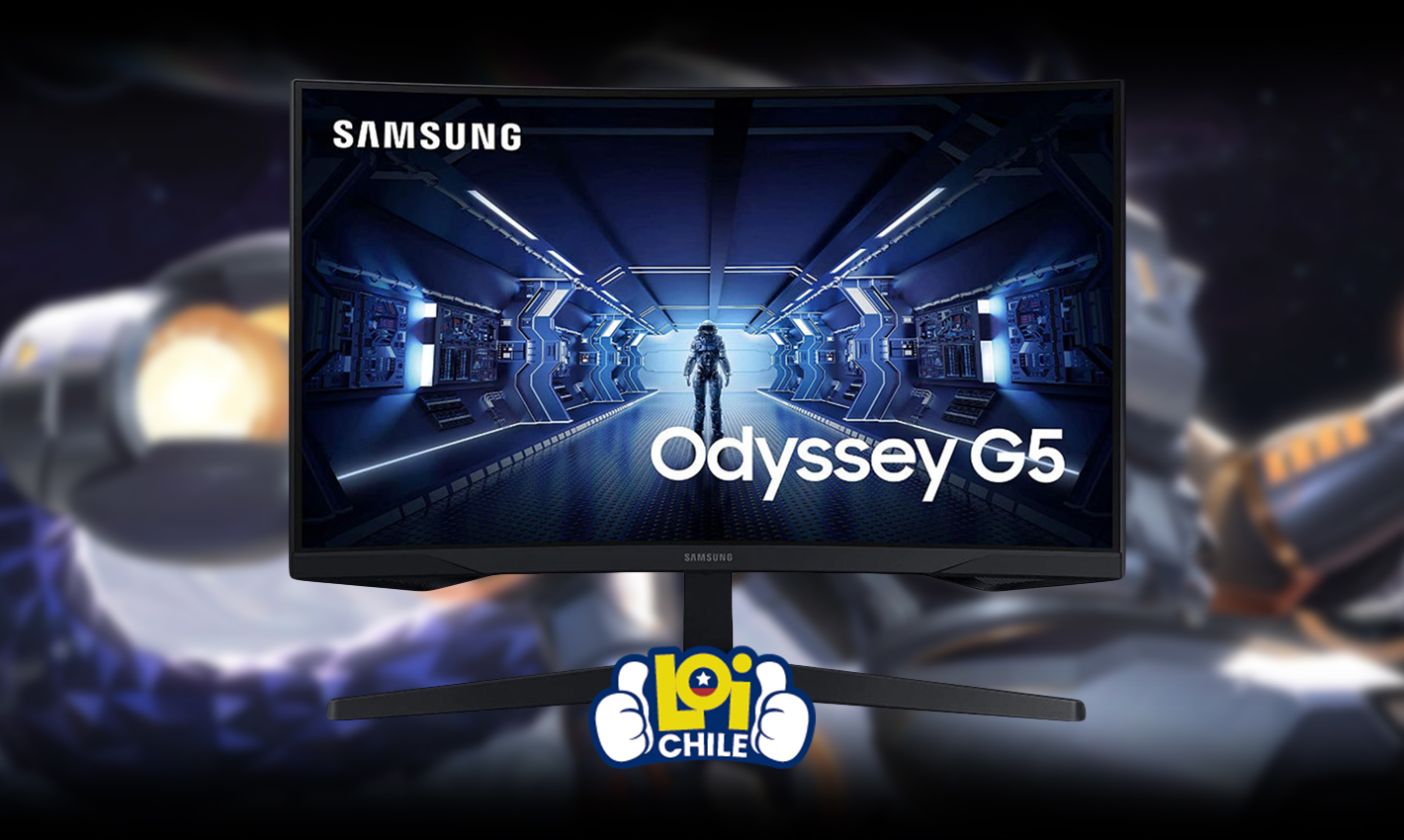 Monitor Samsung Odyssey G5, 27″ 2K, 144 Hz, 1 ms, Curvo, FreeSync ...