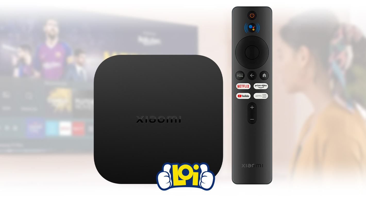 XIAOMI Mi Box S 4K 2nd Gen UltraHD con Sistema Google TV y Control