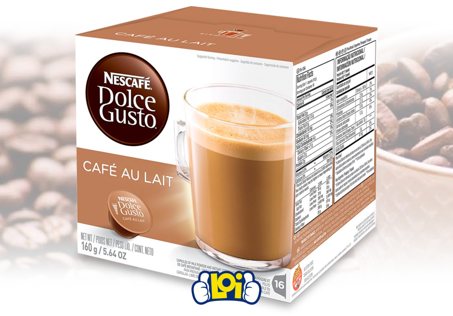 Café con Leche / Café au Lait - Cápsulas compatibles con Nescafè
