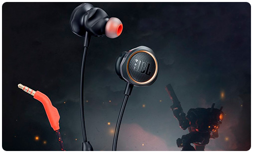 JBL-auriculares Q50 QUANTUM 50 para videojuegos, cascos intrauditivos con  cable de 3,5mm, e-sports