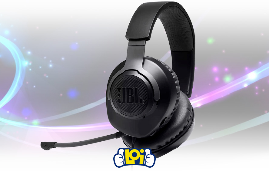 JBL Quantum 100 - Audífonos de diadema con cable para juegos