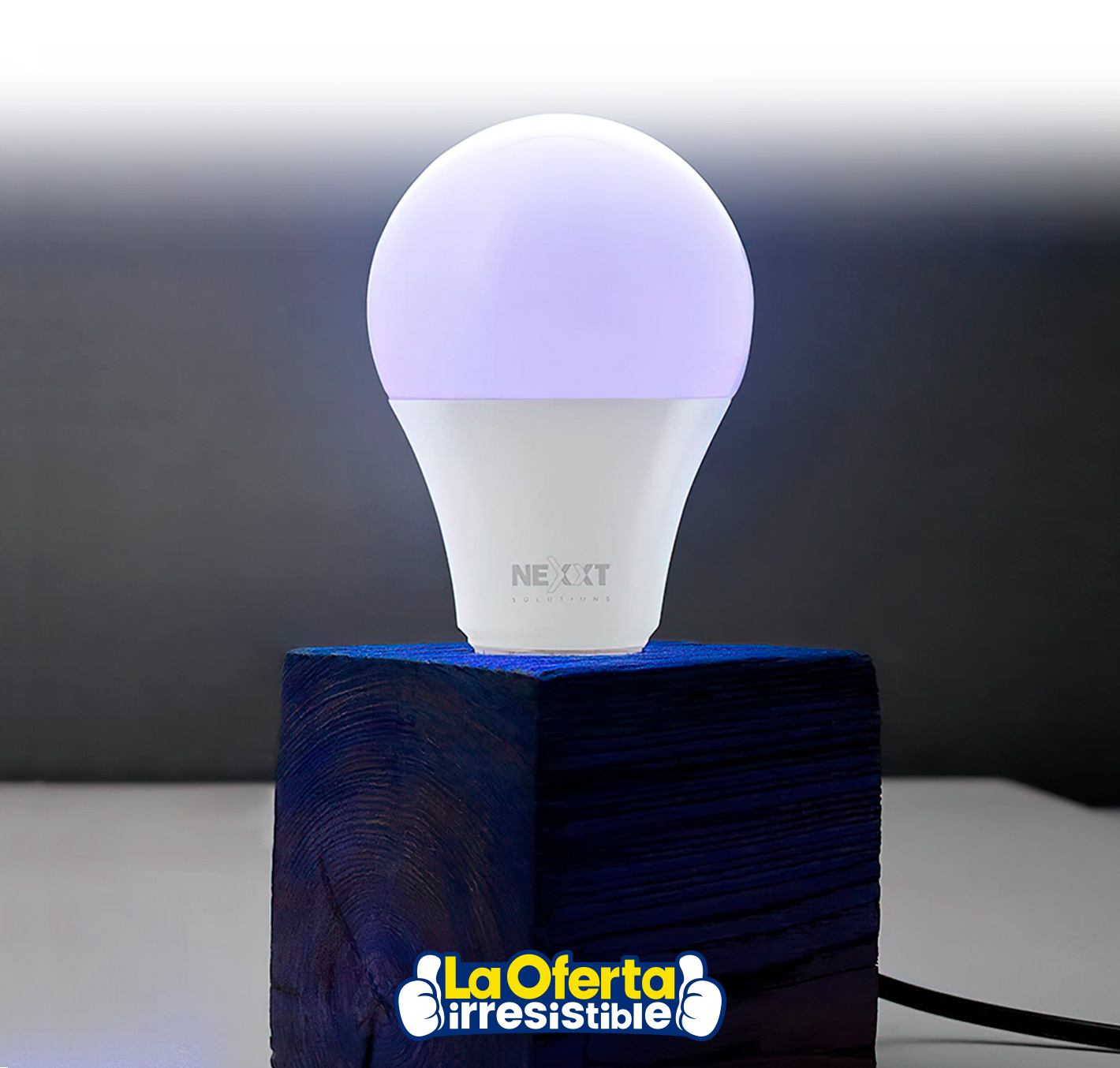 Lámpara Inteligente Kit x3 Nexxt NHB-C3203PK LED RGB Wi-Fi — ZonaTecno