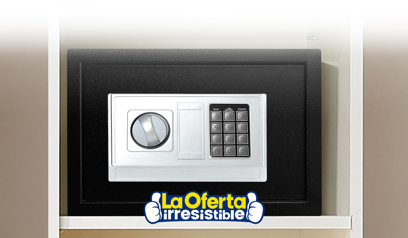 Caja de seguridad ignífuga impermeable, caja fuerte personal para el hogar,  caja fuerte ignífuga con teclado de dígitos, caja de seguridad para