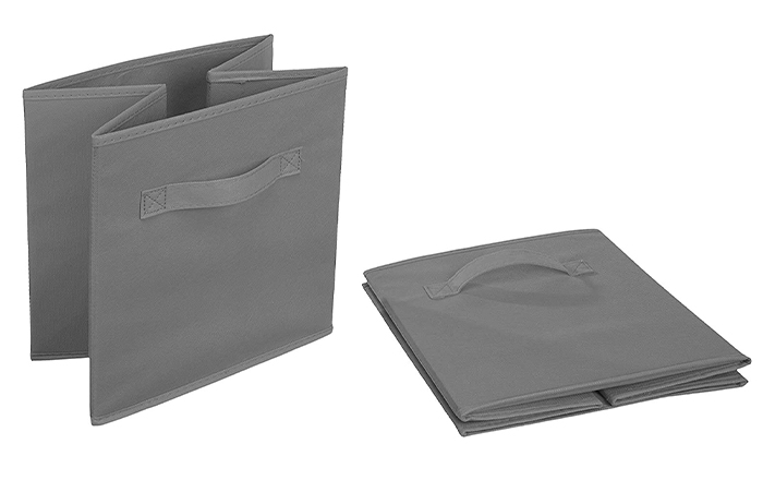 Caja Organizadora Multiuso DecoTeam Plegable Lavable Y Con Asas De Transporte 28 X 27 X 27cm