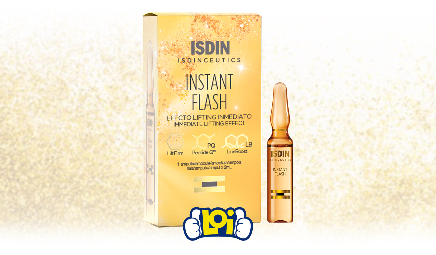 Ampolla facial ISDIN Isdinceutics Instant Flash Efecto Lifting Inmediato,  oferta LOi.