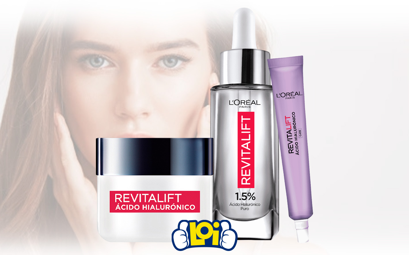 crema con acido hialuronico loreal precio