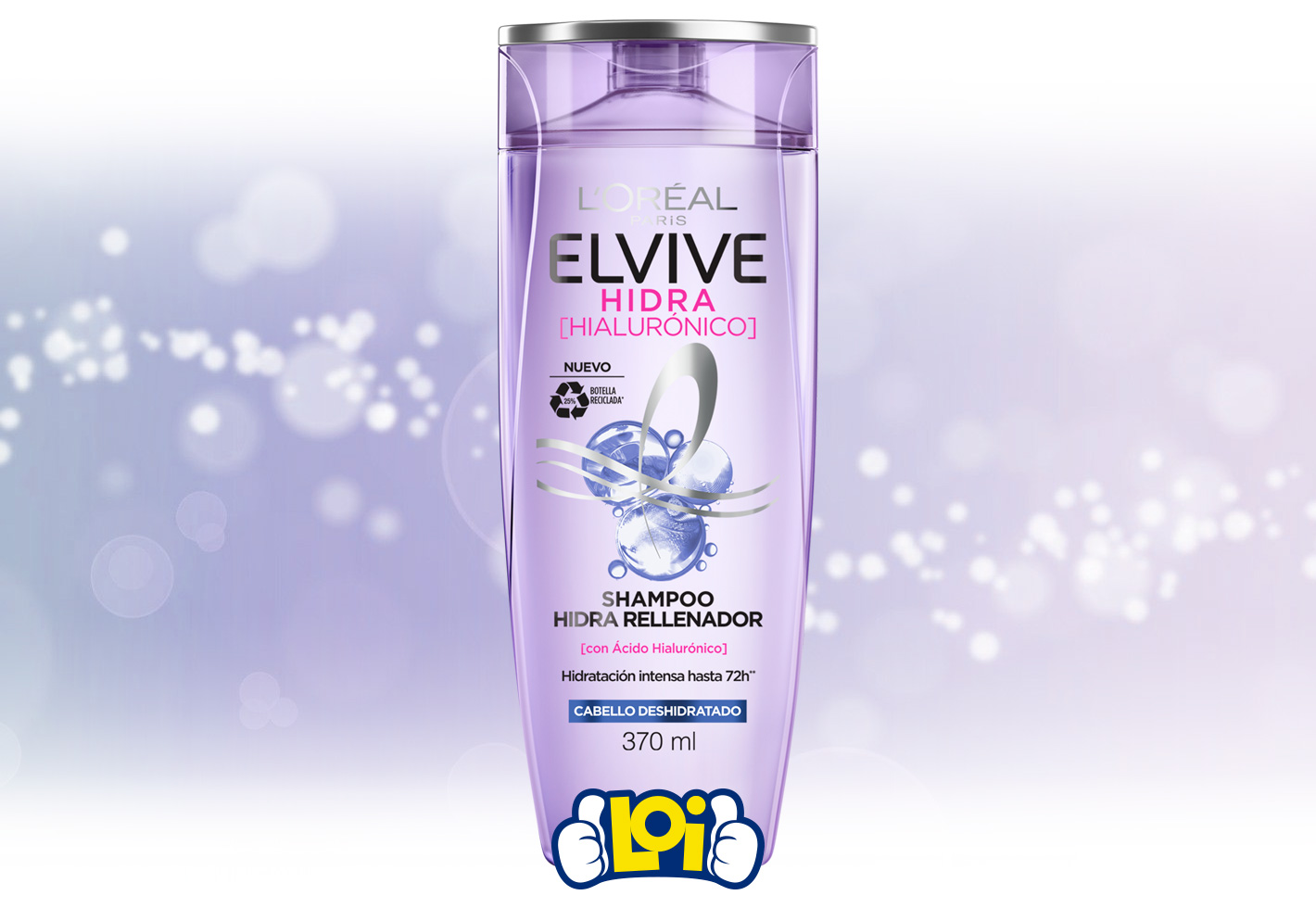 ELVIVE ÁCIDO HIALURÓNICO ¡21 días usando! SOLO el shampoo y acondicionador