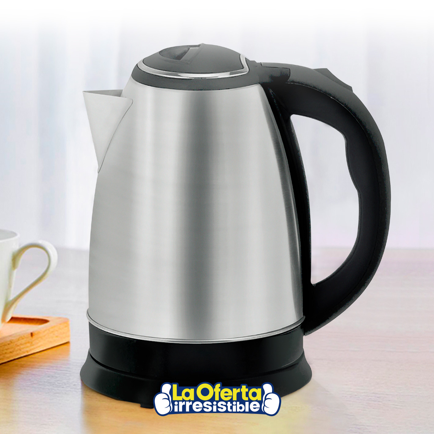 Cafetera ALLIED 1.25L Válvula Anti-Goteo Filtro Permanente, oferta LOi.