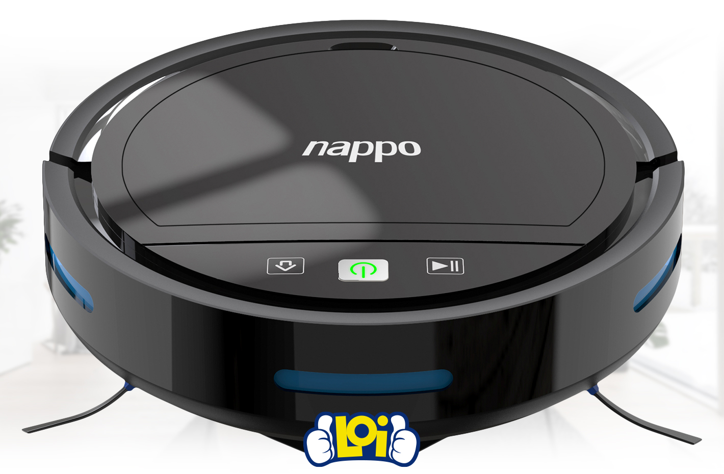 Aspiradora Robot NAPPO con 3 Modos de Limpieza Inteligente Sensores  Anticaída y Mopa Removible, oferta LOi.