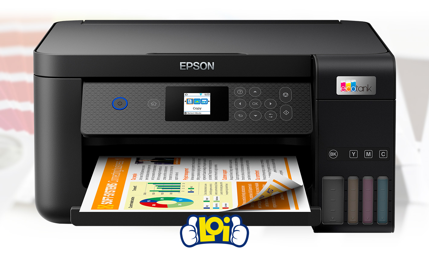 Impresora EPSON L4260 Multifunción 3 en 1 con Tecnología EcoTank WIFI App  Celular Sistema Continuo Tintas Incluidas, oferta LOi.