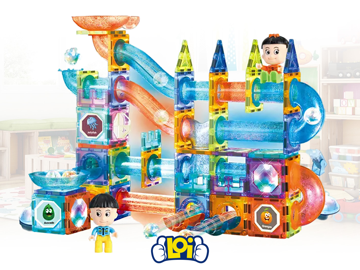 Juegos Magneticos Bloques Magneticos Para NiÃ±os Juego De Bloques