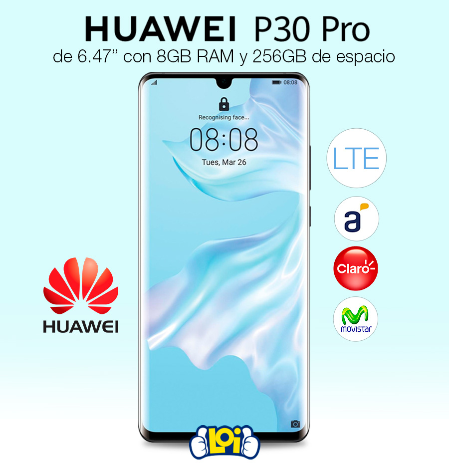 Huawei Smartphone P30 Pro New Edition 8GB/256GB 6.47´´ Azul