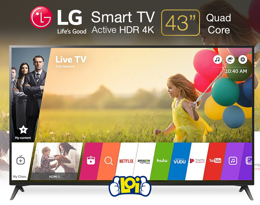 Smart Tv Lg 43 Uhd 4k Um7100 Audio Ultra Surround Wifi Bluetooth Netflix Youtube Oferta Loi