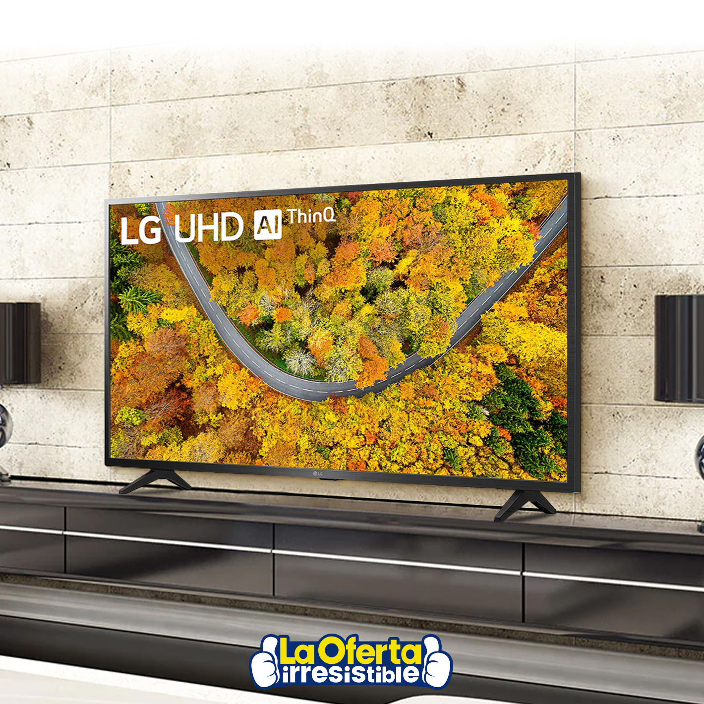 Smart TV LG 55” 4K UHD Nuevo Modelo UR8750 HDR10 AI ThinQ WIFI Bluetooth  Magic Control Incluido, oferta LOi.
